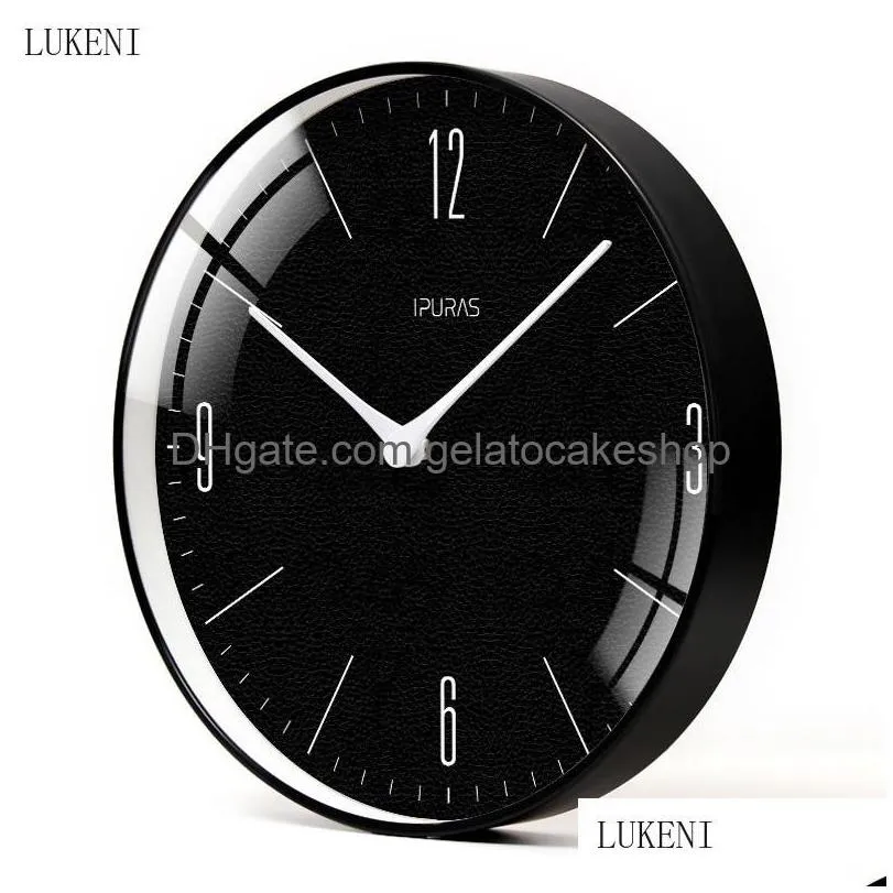 black classic silent wall clock ten twelve inch/ fourteen inchwall home decor 210414