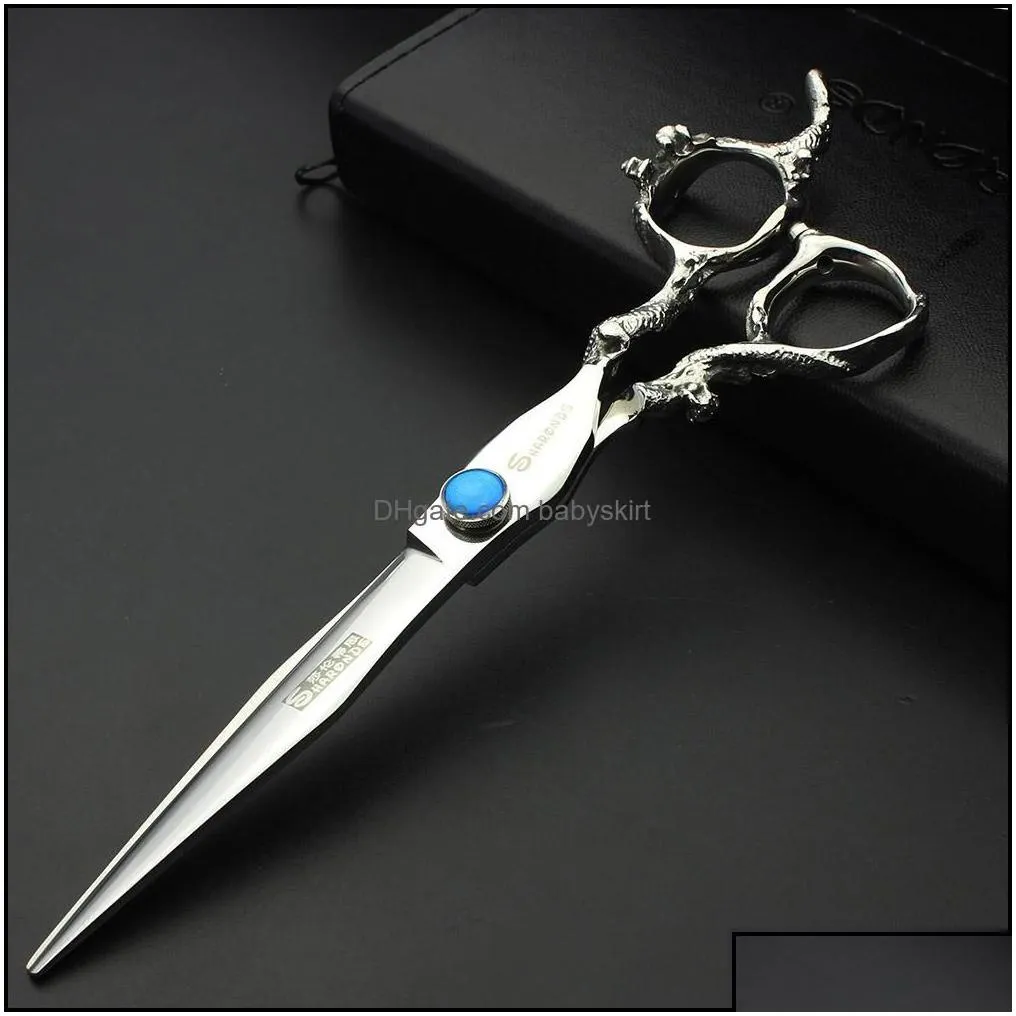 silver shears hair scissors care styling tools products7 inch professional cutting for hairdresser japanese steel sapphire haircut