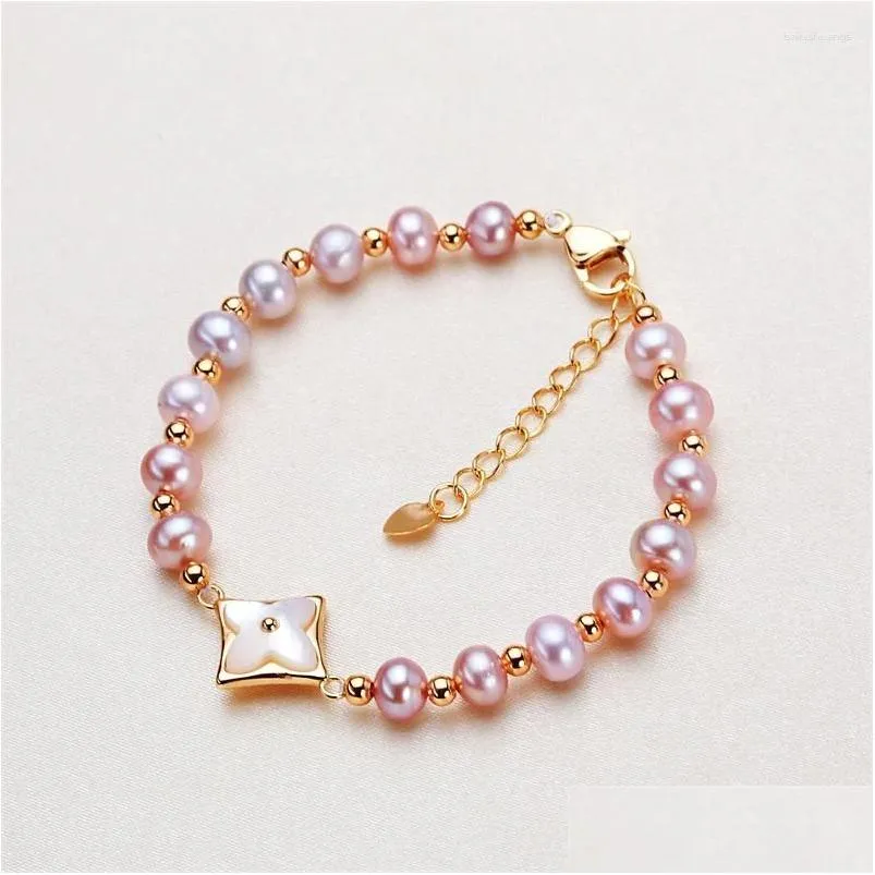 charm bracelets vintage classic natural pearl beimu bracelet for women luxury exquisite lucky jewelry accessories anniversary gift