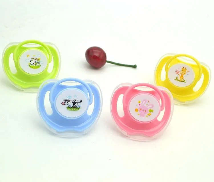 pacifying play mouth round head flat head pacifying play mouth printed baby pacifier
