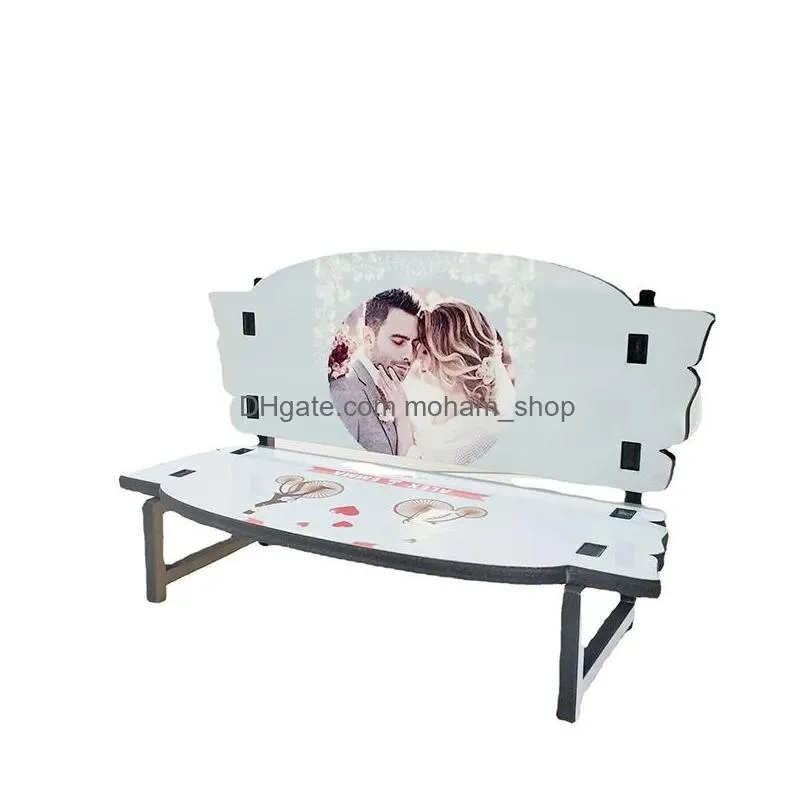 sublimation mdf memorial benches party supplies blank wooden christmas ornament room decor accessories 920