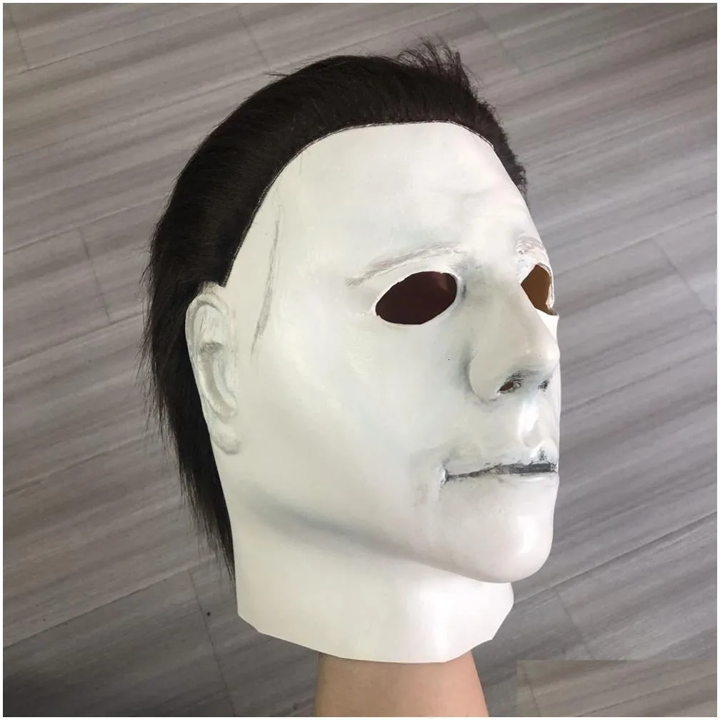 party masks 1978 halloween michael myers mask cosplay horror bloody killer demon latex helmet carnival masquerade party costume props