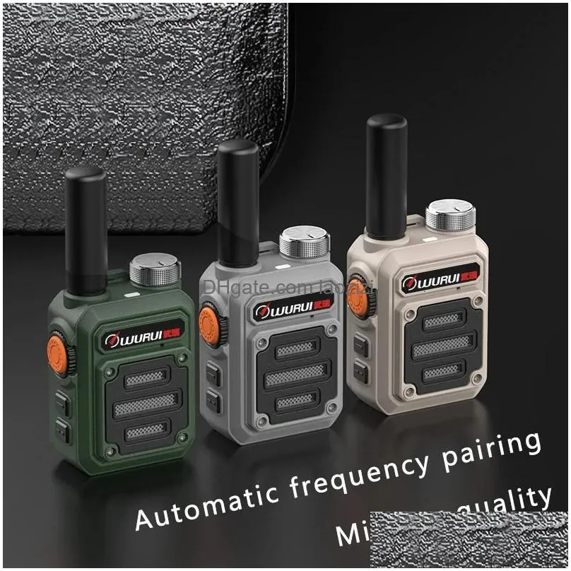 walkie talkie wurui g63 portable mini talkie scanner ham radio walkie talkies for hunting 50 km profesional communicator handy amateur