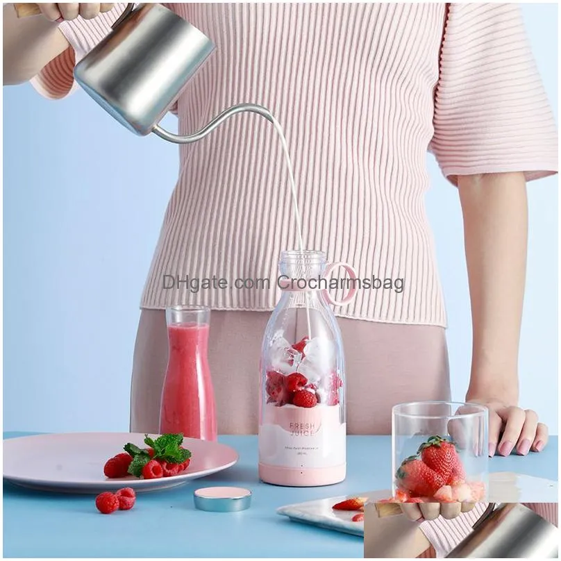 fruit vegetable tools multifunction juice maker machine portable electric juicer blender usb mini fruit extractors food milkshake blender