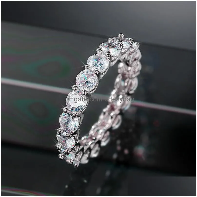 water drop heart zircon diamond rings women bridesmaid  engagement wedding ring gift fine jewelry will and sandy