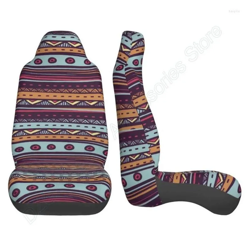 car seat covers colorful stripe baja saddle blanket weave universal bucket of 2 aztec pattern cover set