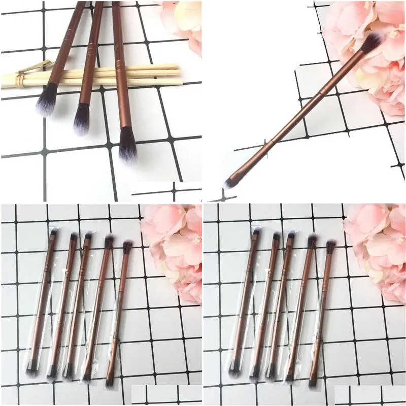 makeup brushes double headed blending eyeshadow eye shading socket shadow brush nasal nose beauty cosmetics tools