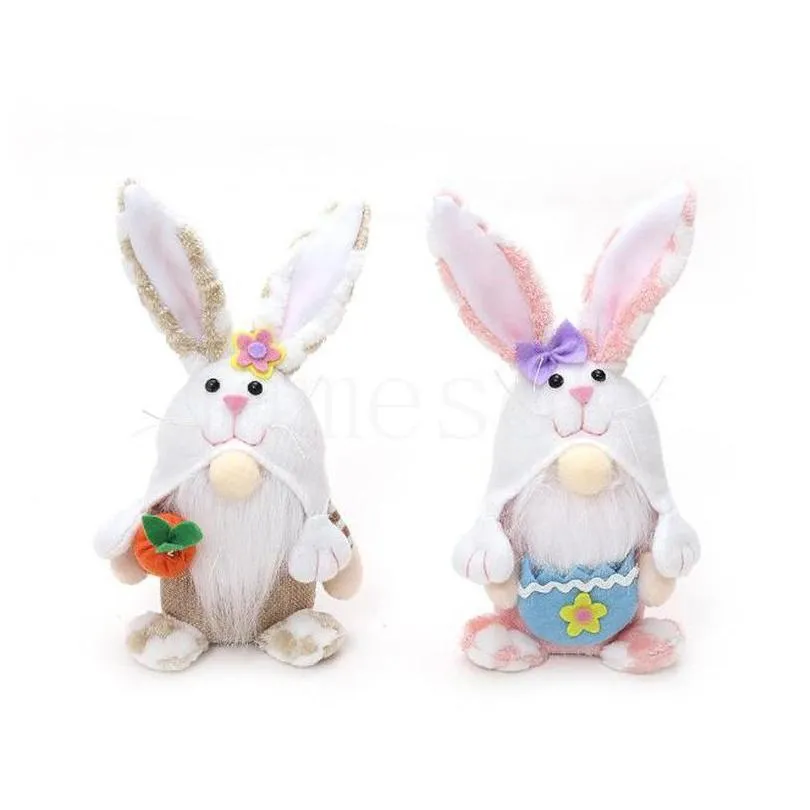 party favor easter spring crafts gifts holiday rabbit gonk gnomos small bunny ear easter gnomes decor df008