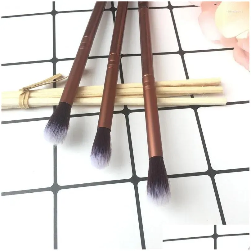 makeup brushes double headed blending eyeshadow eye shading socket shadow brush nasal nose beauty cosmetics tools