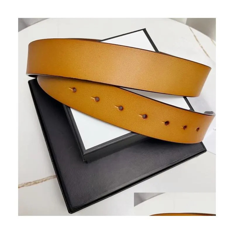 2023high quality belt women genuine leather golden silver bronze buckle designer cowhide belts men luxury 20 colors carry with box a68