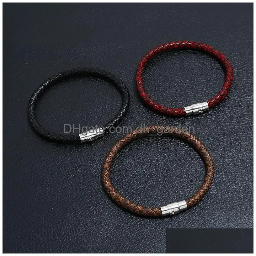 weave braid bracelet simple buckle bracelets wristband bangle cuff for wome men fashion jewelry will and sandy