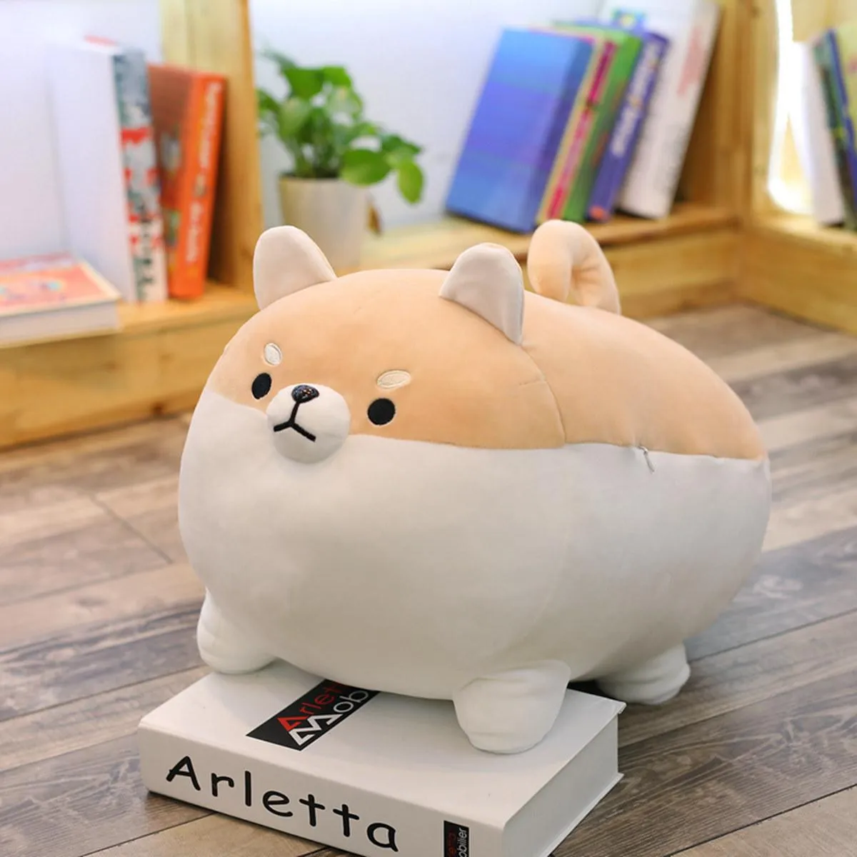 cute corgi doll shiba pillow soft dog plush toy sleeping pillow dog doll female chinese valentine gift