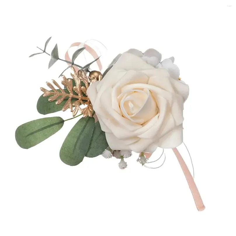 decorative flowers wedding products bride bridesmaid wrist flower artificial accessories