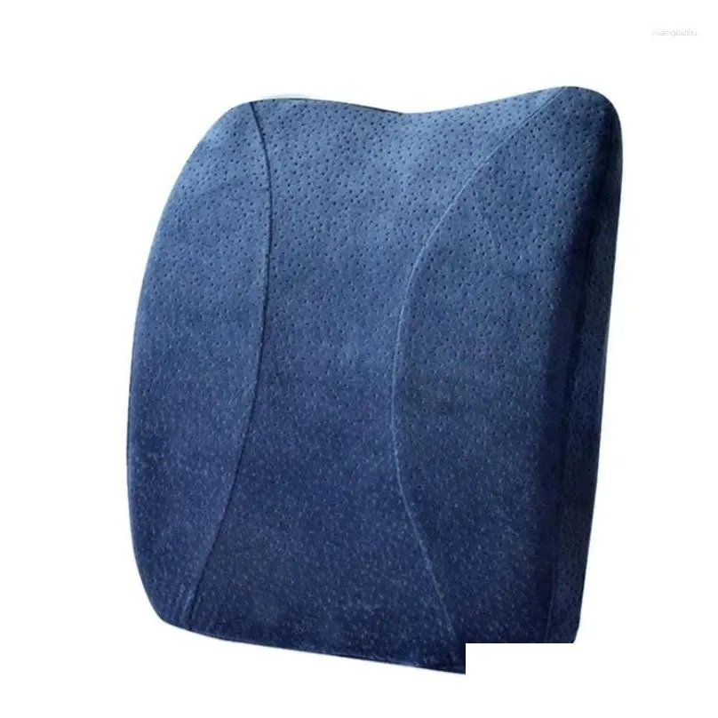 car seat covers foam lumbar cushion slow rebound office back massage pillow