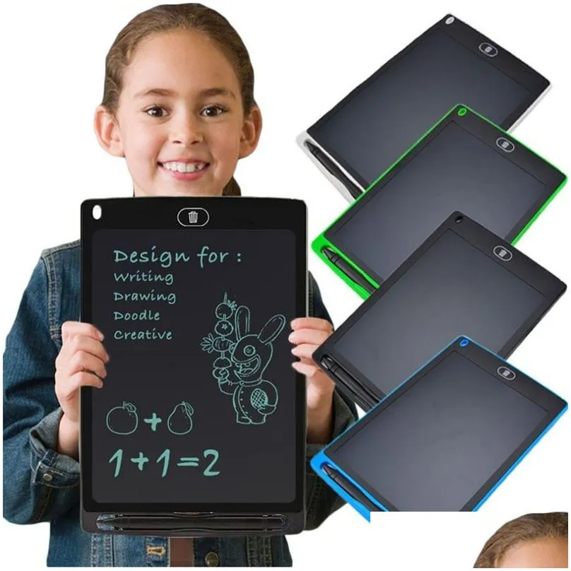 lcd writing tablet 8.5 inch electronic drawing graffiti colorful screen handwriting pads drawing pad memo boards for kids adult