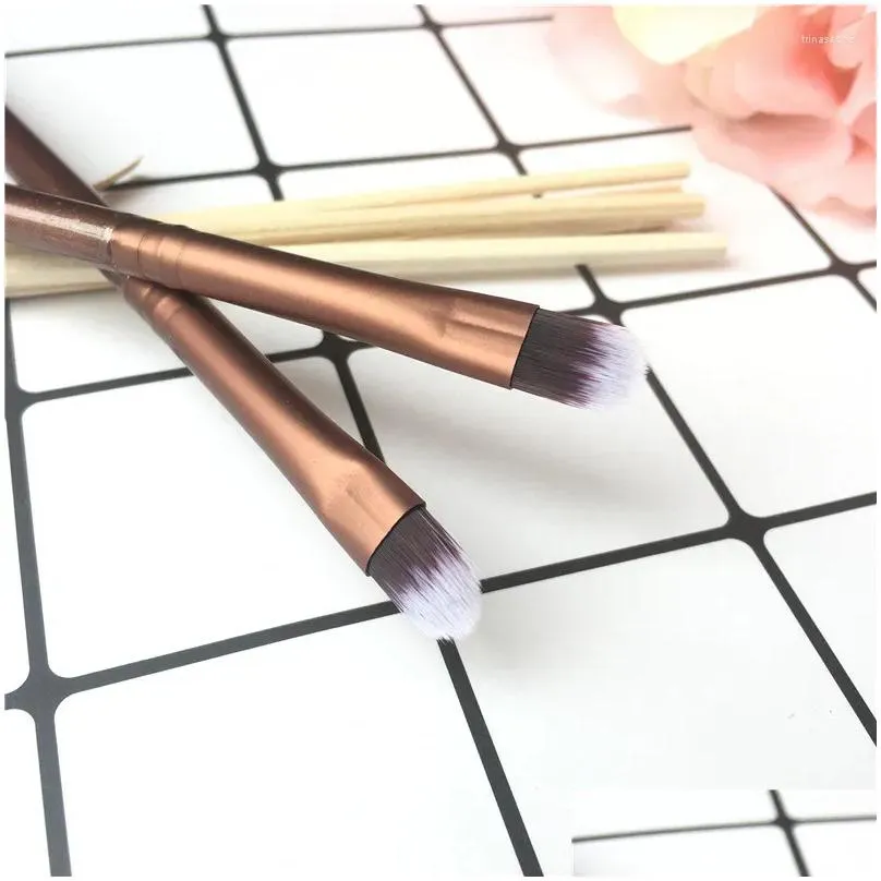 makeup brushes double headed blending eyeshadow eye shading socket shadow brush nasal nose beauty cosmetics tools