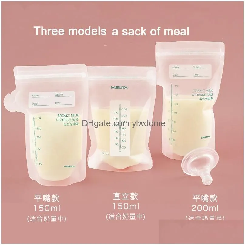 bottle warmers sterilizers 30pcs 200ml milk zer bags mother baby food storage breast bag a safe feeding 230620