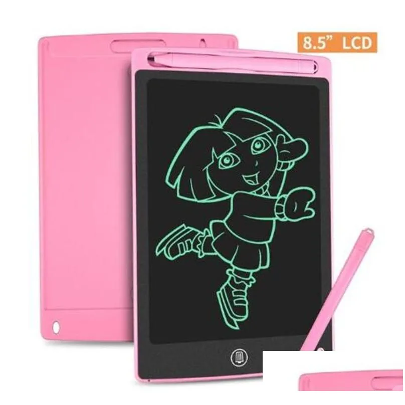 lcd writing tablet 8.5 inch electronic drawing graffiti colorful screen handwriting pads drawing pad memo boards for kids adult