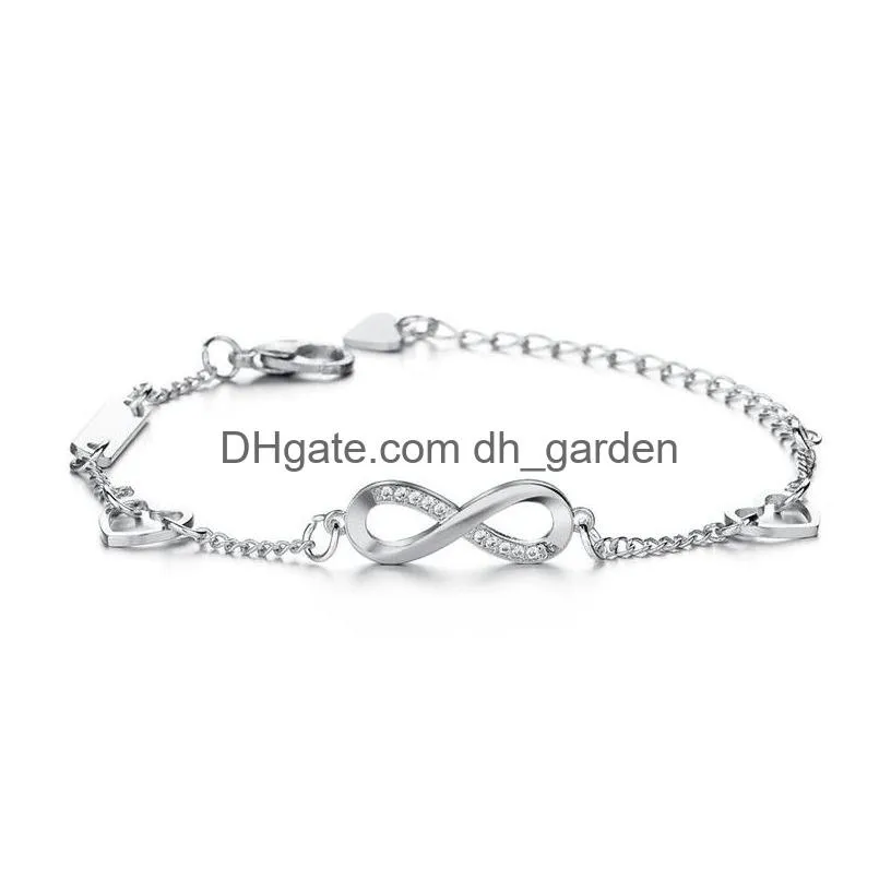infinity diamond bracelet string adjustable women bracelets bangle engagement wedding jewelry gift will and sandy