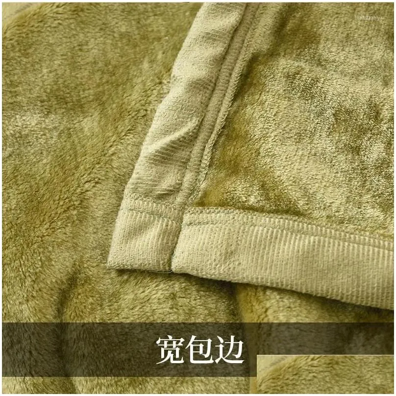 blankets wholesale office nap baby accessories born solid color flannel children`s blanket thickened