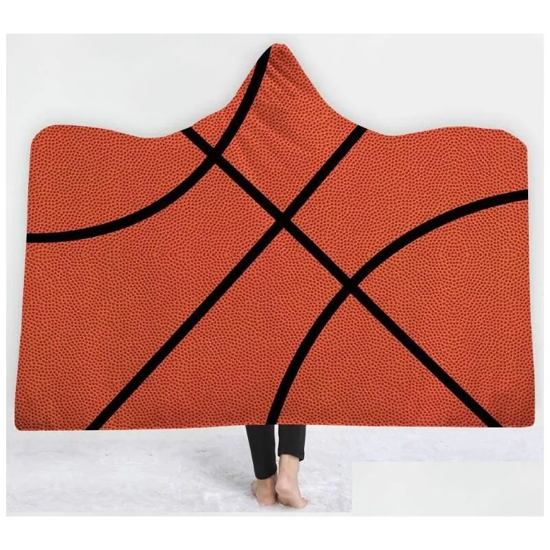 outdoor collectable baseball football blanket sherpa softball blanket sports theme hooded cape soccer bathing towel swadding blankets