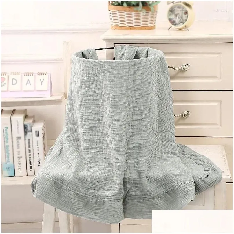 blankets double layer cotton material blanket soft and comfortable baby bath towel casual skin friendly