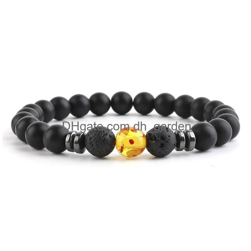 lava rock oil perfume diffuser beads strands bracelet yofa chakra bracelets bangle cuff women men fashion jewelry will and sandy