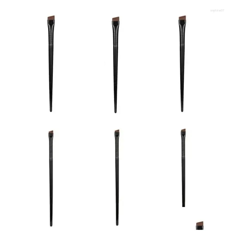 makeup brushes 2 pieces/set eyebrow contour brush 0.06mm ultrathin eyeliner portable small angle tool