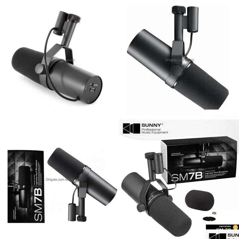 microphones cardioid dynamic sm7b 7b studio selectable frequency response for live stage recording podcasting 230227