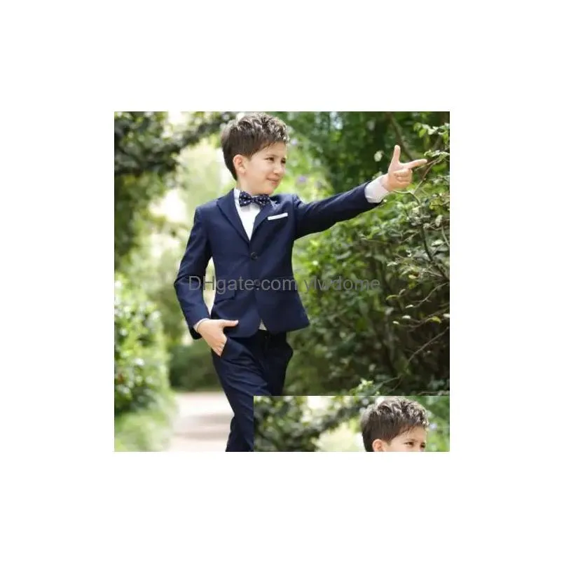 suits kids boys wedding blazers black suits boy slim blazer stylish formal sets for party clothes flower clothing 231213