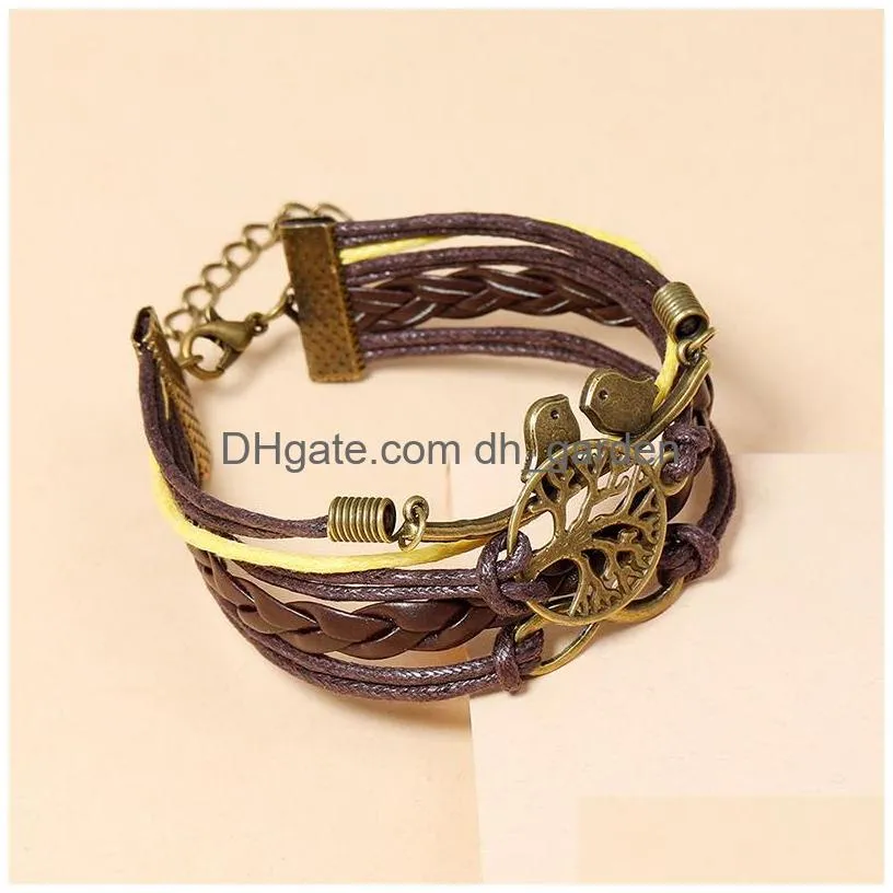 infinity tree of life bracelet adjustable multilayer women bracelets fashion jewelry gift will and sandy