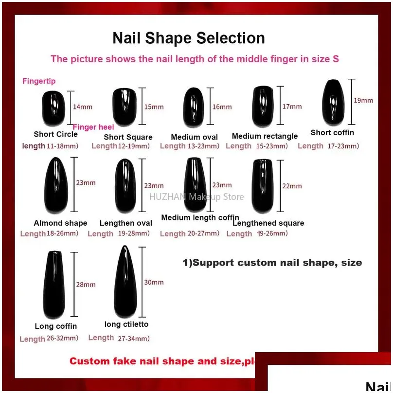 false nails handmade y2k pink glittery fake nail with glue reusable almond coffin tips rhinestone press on diy manicure