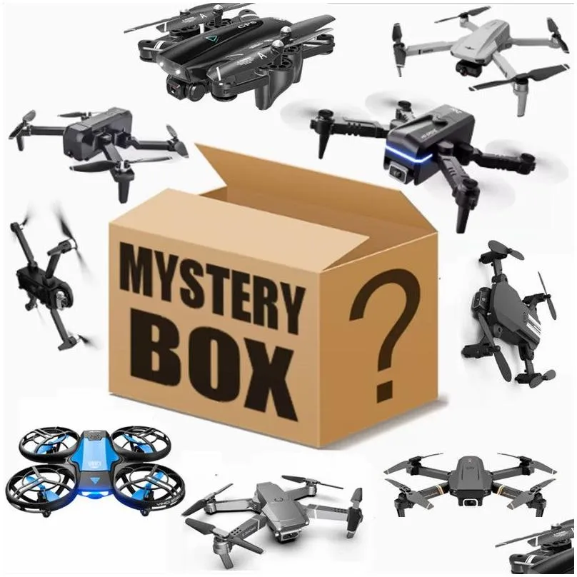 50%off mystery box lucky bag rc drone with 4k camera for adults kids drones remote control boy christmas kids birthday gifts