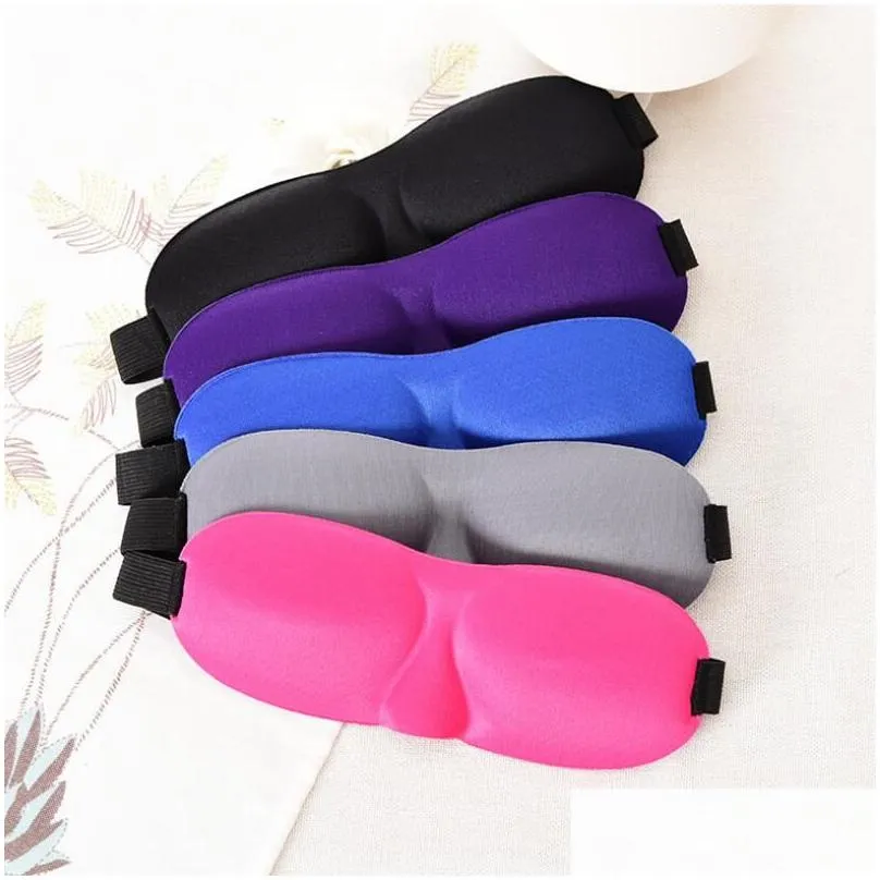 3d sleep mask natural sleeping eye mask eyeshade cover shade eye women men soft portable blindfold travel eyelx7747