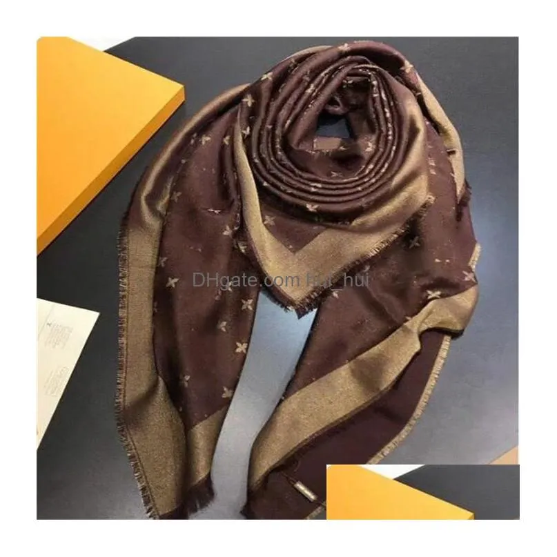 designer scarf for women designer silk scarf mens luxury scarf womens four season shawl fashion v letter scarves echarpe de luxe