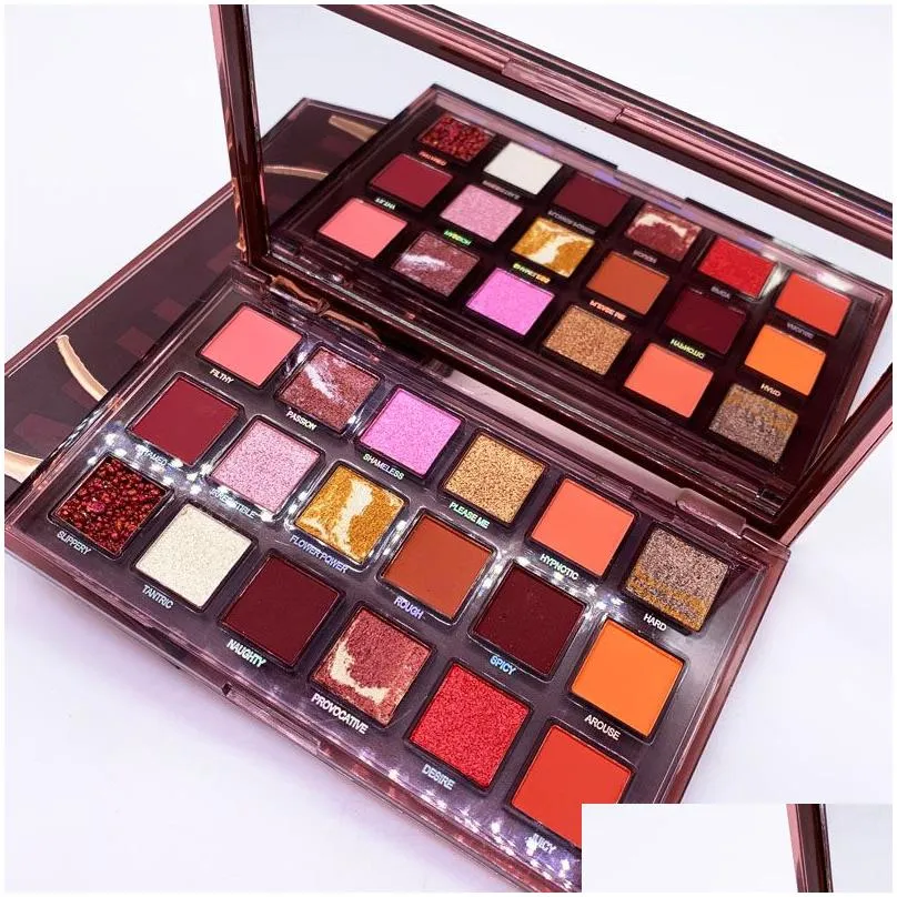 in stock naughty nude eyeshadow 18 colors eye shadow palette shimmer matte eyeshadow makeup beauty cosmetics