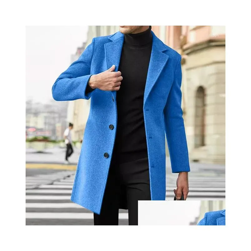 mens jackets in men slim winter coat lapel collar long sleeve padded leather jacket vintage thicken windbreaker mens big and