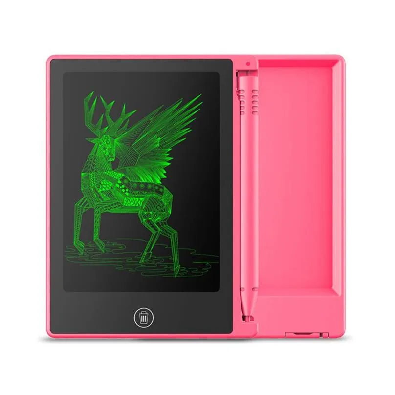 new lcd writing tablet 4.5 inch digital drawing electronic handwriting pad message graphics writing board children gifts