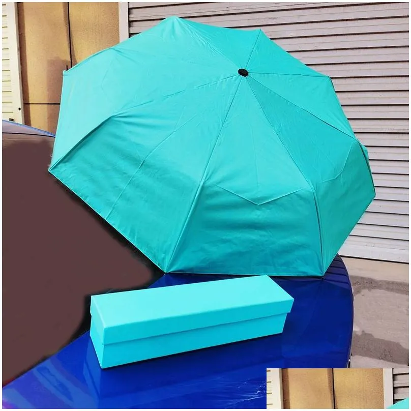 womens umbrella letter folding fully automatic mens women designer umbrella collection portable outdoor rainy umbrellas