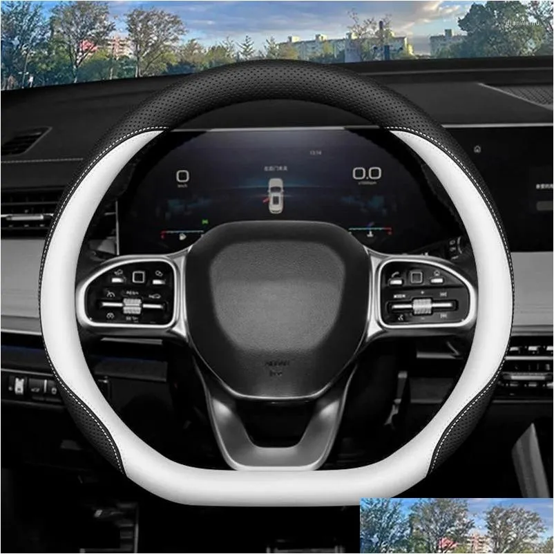 steering wheel covers car cover for chery jetour x70 x90plus x70m x70s ev coupe x90 x95 leather braiding