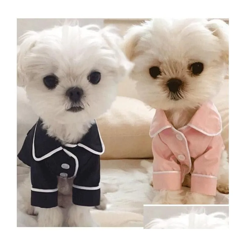 dog apparel solid shirts pajamas clothes small for dogs clothing pet outfits cute spring summer yorkies black boy ropa para perro