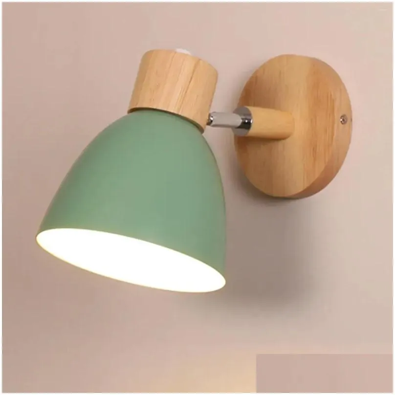 wall lamps modern simple light fixtures wood lamp for aisle bedroom kitchen