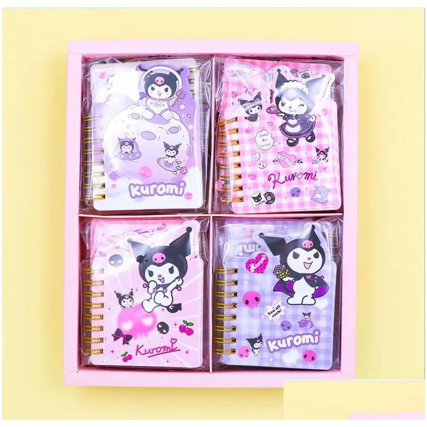 wholesale cute 3 colors kawaii purple kuromi style notepad student daily memos learning mini notepads for kids festival gift school