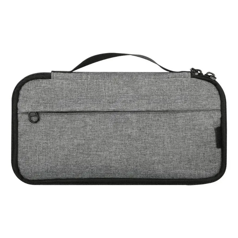 storage bags travel bag waterproof gray medication with double zippers large capacity portable meds for box