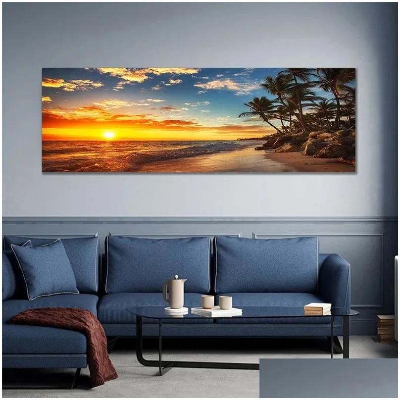 canvas prints bedroom painting seascape tree modern home decor wall art for living room canvas painting landscape pictures