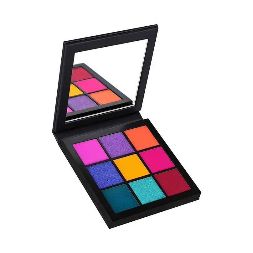 top quality drop correct version 9 colors eyeshadow palette topaz ruby amethyst sapphire emeral