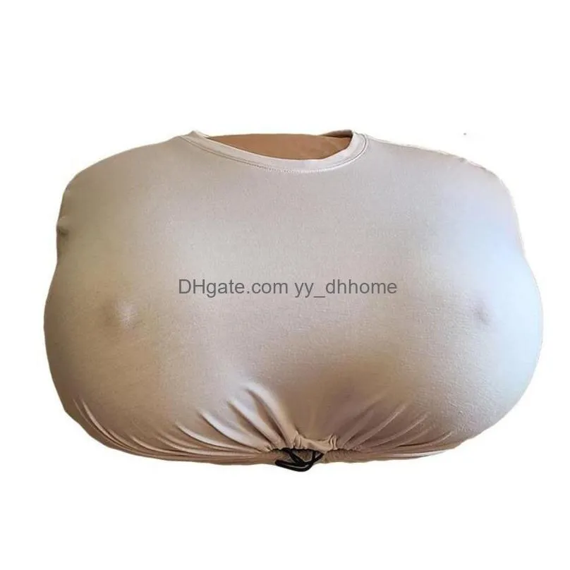 cushion/decorative pillow core sofa sexy toys gifts boobs skin-friendly pillowcase creative breast design fun cushion insert