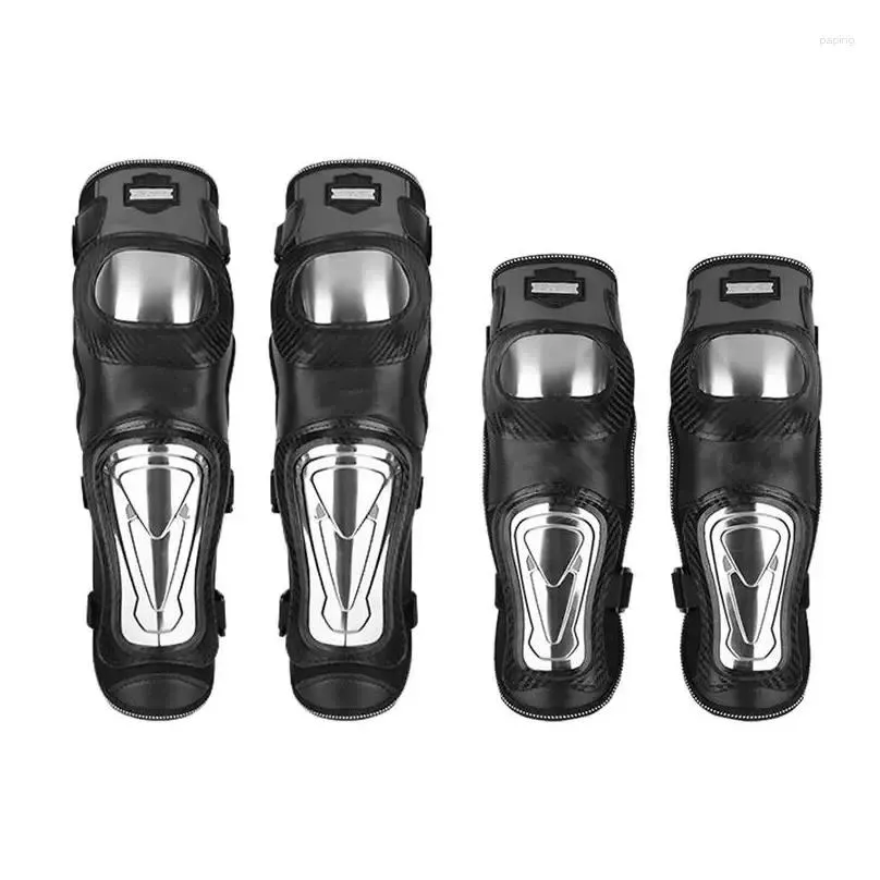 motorcycle armor knee pads stainless steel elbow protector equipment outdoor sport motocross all seasons for