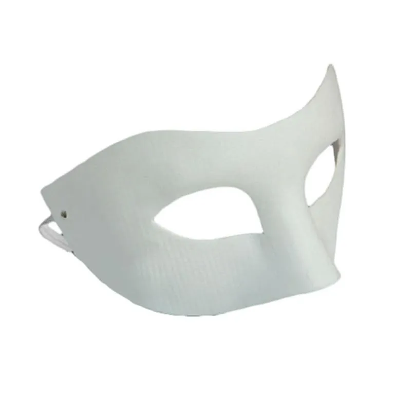hand drawing board solid white diy zorro paper mask blank match mask for schools graduation celebration cosplay party masquerade