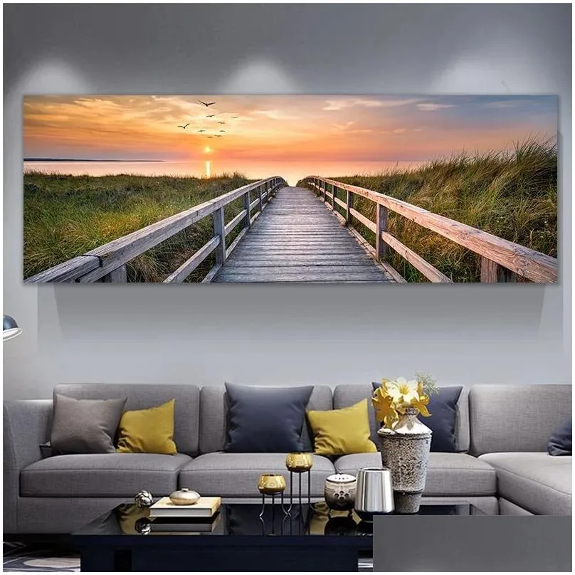 canvas prints bedroom painting seascape tree modern home decor wall art for living room canvas painting landscape pictures